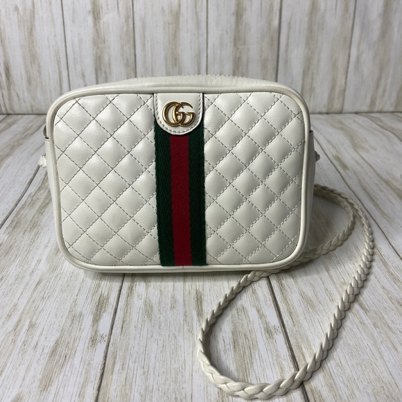 GUCCI QUILTED TRAPUNTATA CROSSBODY - Picture 7 of 10